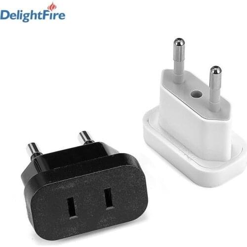 EU Plug Adapter Socket Power Plug US To EU Europe Electrical Converter Travel Adapter Chinese Power Plug Adapter US To EU Socket