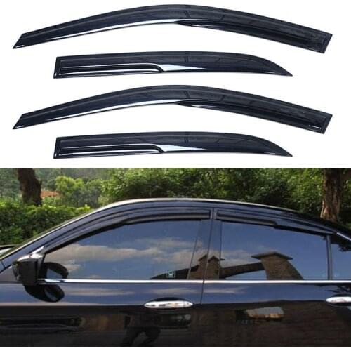 Fits for Honda Accord 2013 2014 2015 2016 2017 Acrylic Window Vent Visor Sun Rain Deflector Guard