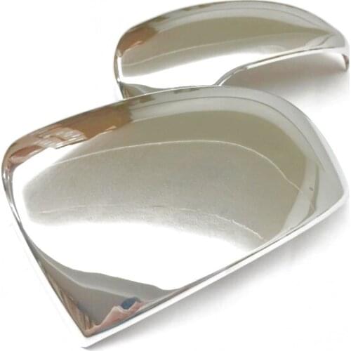 For Hyundai Tucson 2016 2017 Auto Side Door Rearview Rear View Mirror Case Cap Covers Trim 2pcs/set ABS Chrome Car Styling