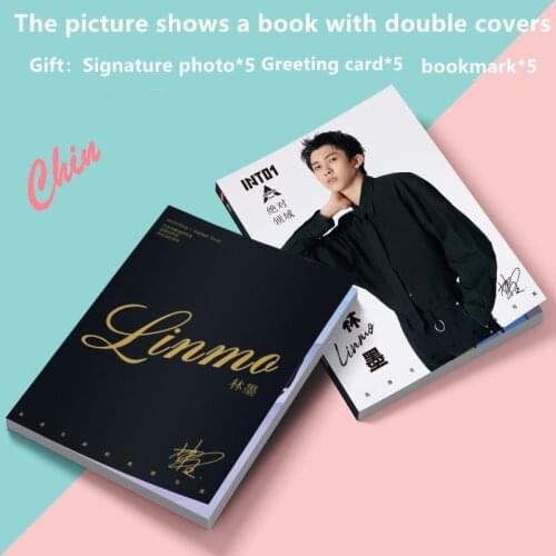 Chuang Zaoying INTO1 Lin Mo Photobook Present Bookmark Greeting Card Signature photo Linmo PB Photo Album Fashion Book