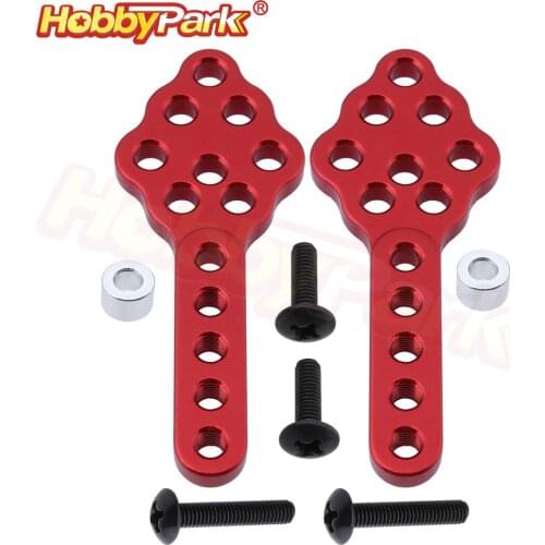 HobbyPark Aluminum Metal Shock Absorber Mount Adjust Height Angle Stand for RC Crawler Car Axial SCX10 90046 90047 Hop Up Parts