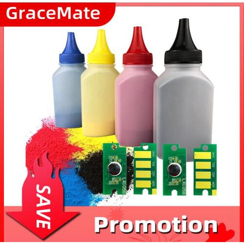 GraceMate Color Toner Cartridge Powder Reset Chip High Capacity Compatible for Xerox Phaser 6510 WorkCentre 6515 V N DN DNI
