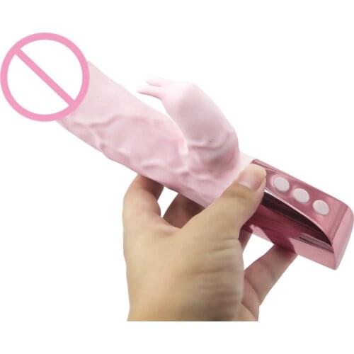 Rabbit Vibrator G Spot 10 Speed Adult Sex Toy Sex Product Vagina Vibrador Large Dildo Erotic Toy Sex Machine Masturbator
