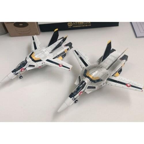 1/72 Die-cast Airplane Model Battlestar VF-1S Valkyrie Robotech Battle Damage Limited Edition High-end Collectible Adult Toys