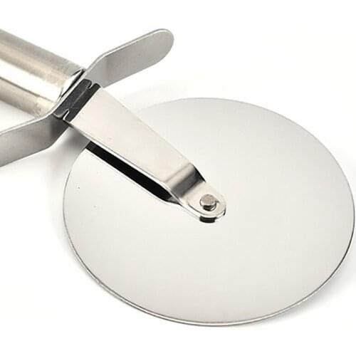 Stainless Steel Round Pizza Cutter Cake Knife Tools Pizza Wheels Scissors Ideal for Pizza Pies Waffles and Dough Cookies