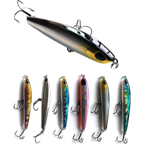 Top Quality 1PC Thrill Stick Fishing Lure 7.5cm 9g Sinking Pencil Long Casting Shad Minnow Artificial Bait Pike Lures Leurre de