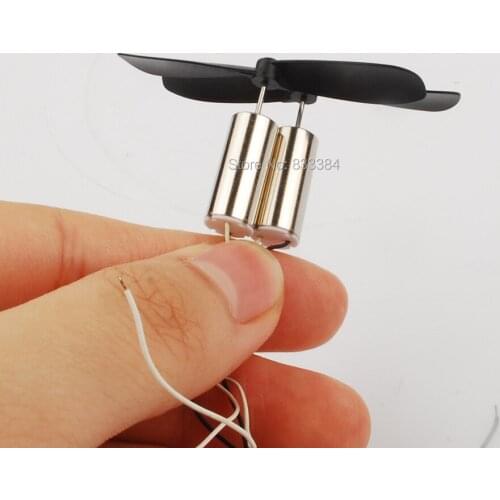 A Pair dFeB Strong Magnetic Coreless motor 716 long axis high speed 4.2V 80mA 50000RPM