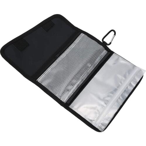 Fishing Bait Bag Waterproof Portable Fishing Bait Finishing Storage Bag Box Soft Bait Storage Bag Fishing Tackle Bag