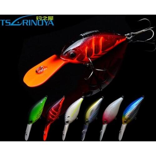 High Quality 6 Pieces Trulinoya Crankbait 64mm/16.5g VIB Fishing Lure Hard Bait Crank Bait Fish Hook Fishing Tackle