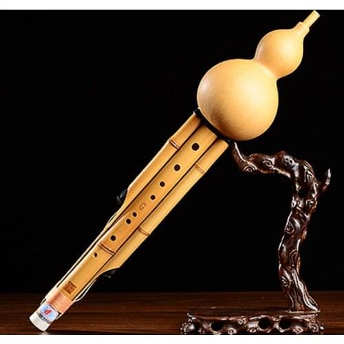 High Quality 9 Holes Professional Performance Cucurbit Instrument Great Sound Music Playing Hulusi Flute A/C/bB/D/F/G Tone