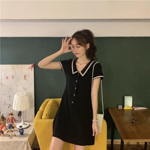 Vestidos De Mujer Casual Robe Ete Vestiti Donna Midi Dresses For Women 2021 Sweet Sukienka Roupas Femininas A173