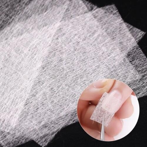 10 PCS Practical Silk Fiberglass Nail Extension Building Form Acrylic Tips Extension Glass Fiber Nail Art DIY Accessory