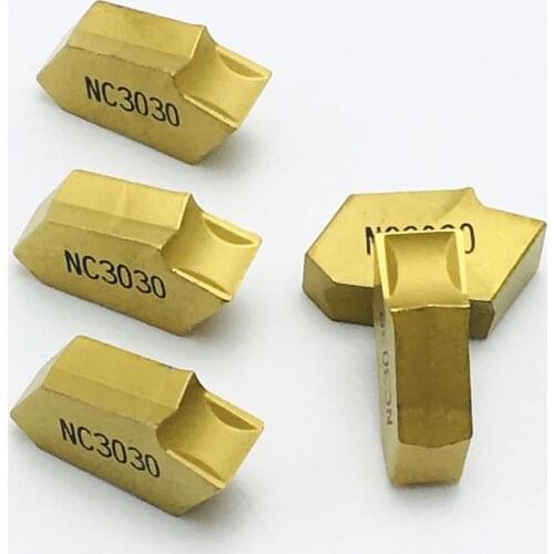 10 pieces of SP500 NC3030 grooving tool carbide inserts machine tool accessories SP 500 stainless steel parts turning tool