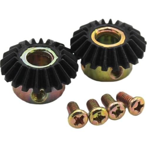 2 PCS 20T 1.0 Modulus Bevel Gear (8mm Hole) Model Gear 90 Degree Drive To 20 Tooth Bevel Gear Tooth Iron Ggear