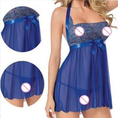 Babydoll Underwear Robe Chemise For Women Plus Size Bow Lingerie Sexy Lingerie Sleepwear