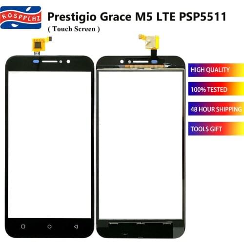 5.0" For Prestigio Grace M5 LTE PSP5511DUO PSP5511 PSP 5511 DUO Touch Screen Glass sensor panel lens glass replacement