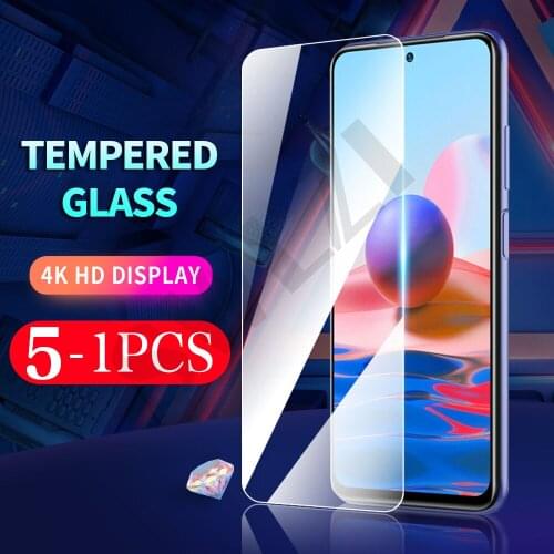 5-1Pcs 9H on the tempered glass for Redmi 6 6A pro protective film 7 7A 8A phone screen protector smartphone