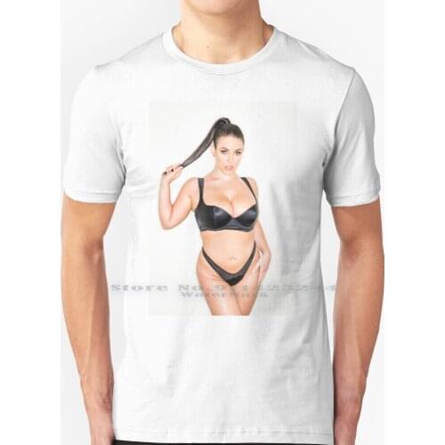 Angela White T Shirt 100% Pure Cotton Angela White Brunette Pawg Curvy Curves Babe Hot Sexy Sex Xxx Booty