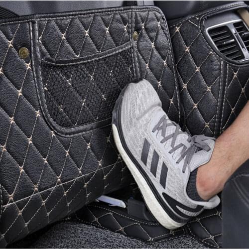 Car Seat Kick Pad For Hyundai Tucson 2019 2020 Rear Protection Interior Trim Modified Car Decoration 2015 2016 2017 2018