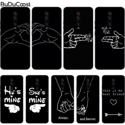 Slok Couple lovers Phone Case For Redmi Note 8 8A 7 7A 6 6A 5 5A 4 4X 4A Go Pro Plus Prime