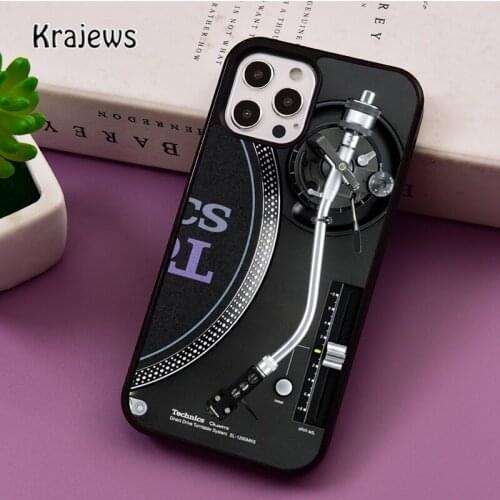 DJ Mixer Music phone Case For iPhone 5 SE 2020 6S 7 8 Plus 12 mini 11 Pro X XR XS Max Samsung S8 S9 S10 coque Cover
