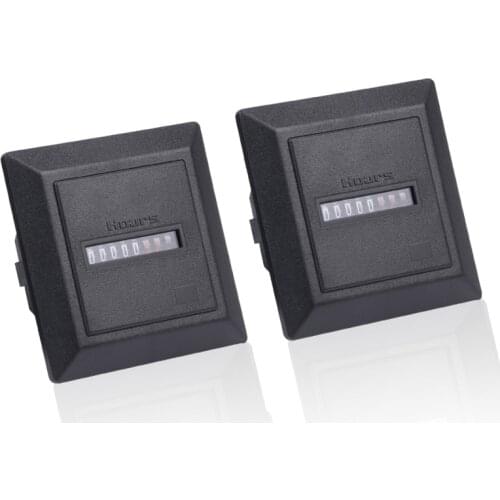 7 digtal 220~240V 50Hz square non-resettable quartz sealed Hour meter HM-1 timer meter counter digital timer