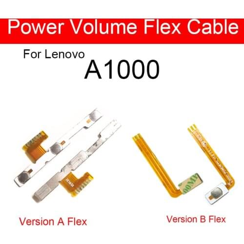 Power On/off Volume Switch Flex Cable For Lenovo A1000 Power Side Button Volume Key Flex Ribbon Cable Replacement Parts