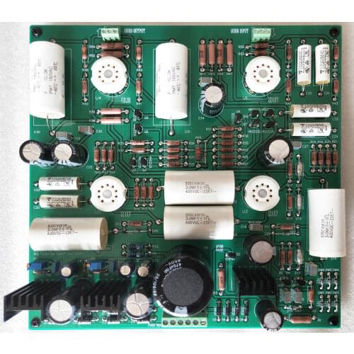 GMIN Assembled Stereo Tube Preamplifier Board Base On CAT SL1 Circuit Integrated design of power board + amplifier board