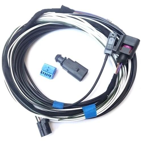 OEM Flip Rear View Reversing Camera Dynamic Line with Wiring Cable for VW Golf 7 MK7 VII Golf Sportsvan