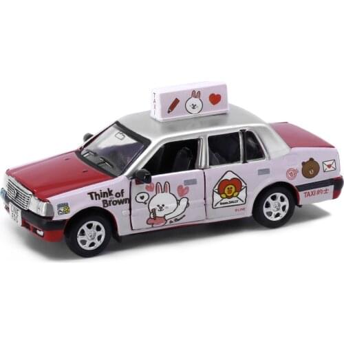 HeyToys 1/64 HongKong Taxi DieCast Model Collection Limited Edition