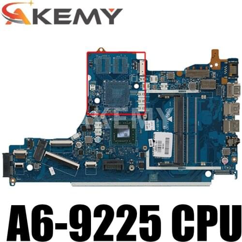 For HP 15-DB Laptop motherboard EPV51 LA-G078P L20478-601 L20478-001 With A6-9225 DDR4 Mainboard 100% Fully Tested