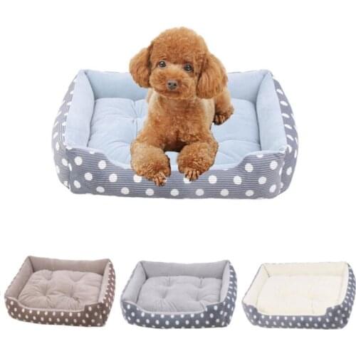 Soft Dog Bed Removable Pet Mat Cushion Cat Beds Pet House Puppy Sleeping Kennel for Small Large Dogs Cat Warm Nest Pet Supplies