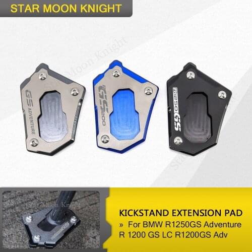 Motorcycle Kickstand For BMW R 1200 GS LC R1200GS ADV R1250GS Adventure R 1250 GS CNC Motorcycle Side Stand Enlarge extension