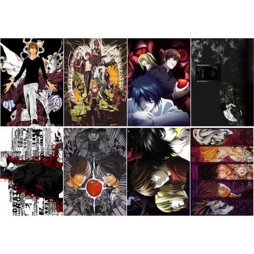 Death note Polypropylene A3 8 pieces Posters wall poster PPP012
