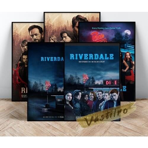 Riverdale Tv Series Art Prints, Riverdale Teleplay Wall Art, Movie Star Role Canvas Painting, Teleplay Character Portrait Poster