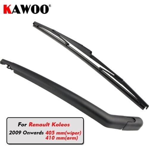KAWOO Car Rear Wiper Blade Blades Back Window Wipers Arm For Renault Koleos Hatchback (2009 Onwards) 405mm Auto Windscreen Blade