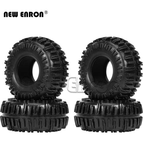 NEW ENRON 2.2" Rubber Inner Diameter 56mm Super Clamber Rocks Tyre 4P For 1/10 RC Traxxas TRX-4 KM2 Axial SCX10 SCX10 II 90046