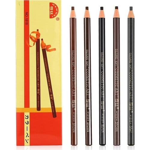 Pull Line Long Lasting Eyebrow Pencil Waterproof Makeup Natural Eye Brow Pen Paint Brown Black Anti Sweat Not Halo Dye