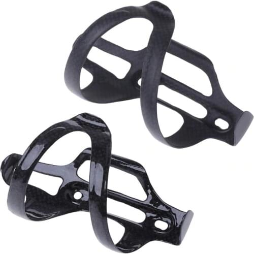 Full Carbon Fiber Bicycle Bike Water Bottle Holder Adjustable Side Open Cage Kit