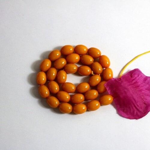 Yellow Resin Beeswax New Fashion Charming 6X9mm 8X11mm 10X13mm 12X16mm 13X18mm Rice Loose Beads 15 Inches B50