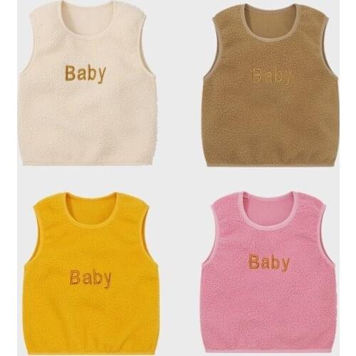 Vest wild female baby vest winter winter new baby vest warm vest men and women baby Keep warm
