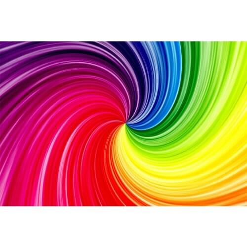 Full Square 3D DIY Diamond Painting Spiral rainbow 3D Diamond Embroidery Crystal Pictures Of Rhinestones Mosaic Decoration CV351