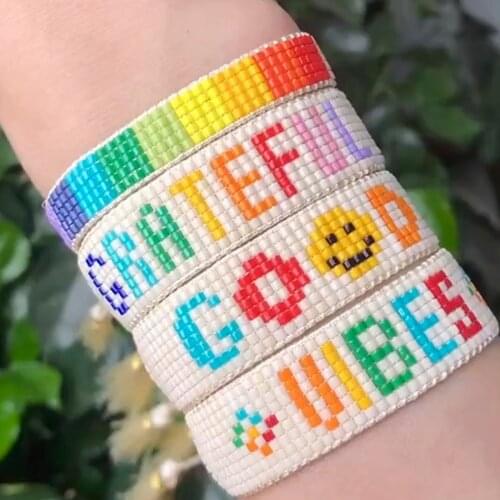 Go2boho Friendship Bracelets For Girl Friends Gift Boho Miyuki Bracelet Women Jewelry Handmade Woven Jewellery Color Pulseras