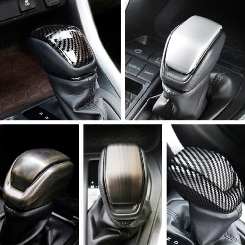 For Toyota RAV4 XA50 2019-2021, Highlander XU70 2020 2021 Colorful Gear Shift Knob Decoration Cover Trim Car Styling