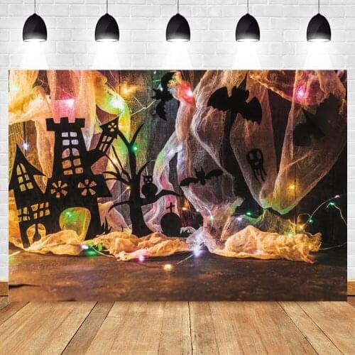 Yeele Halloween Backdrop Photocall Interior Baby Birthday Portrait Glitter Dots Photography Background Photo Studio Photographic