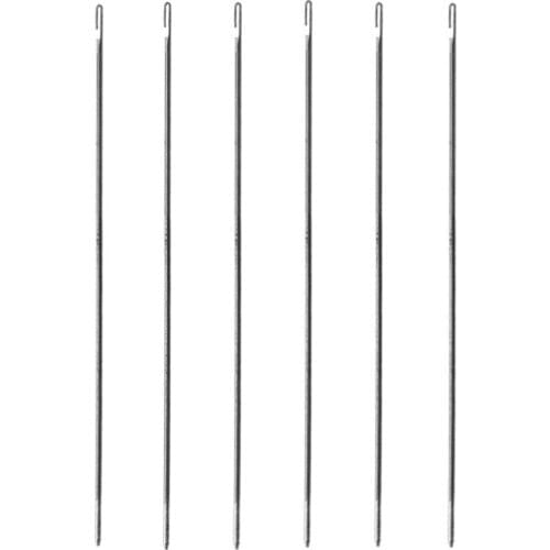 5Pcs 0.4-0.8mm Stainless Steel Beading Needles Opened Beading Pins for Easy Jewelry Making Tools DIY Bead Sewing Tools
