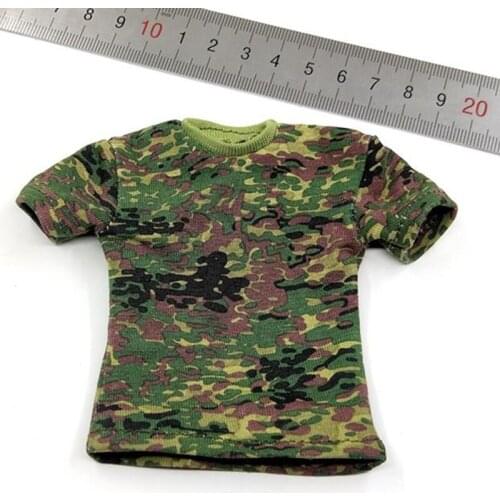 Hot Sales Scale 1/6 Short Sleeves T Shirt Model For Usual 12 inch Soldier Figures Collection