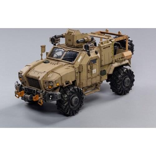 1:18 Scale JOYTOY3.75 Sand Color Classic Heavy-duty Off-road Vehicle Adult Collection Ornaments Gifts Toys for Boys