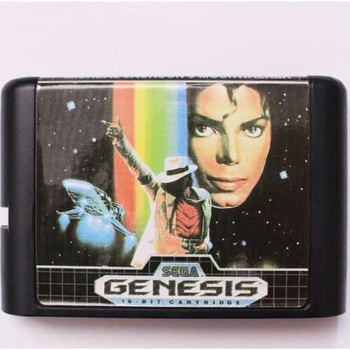Michael Jacksons Moonwalker 16 bit SEGA MD Game Card For Sega Mega Drive For Genesis