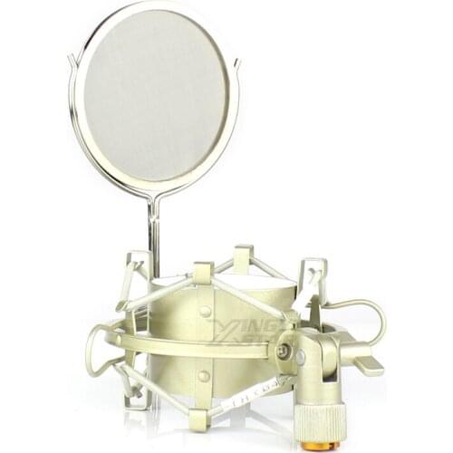 Metal Spider Microphone Shock Mount Suspension Holder Shockmount Clamp Mic Stand Windscreen For RODE NT1000 NT2 A NT2000 K2 NTK